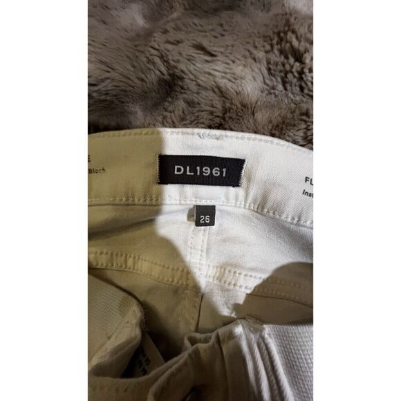 NWT DL1961 Florence Maternity White Cropped Instasculpt Skinny Jeans—$179–Sz 26 - Picture 9 of 16